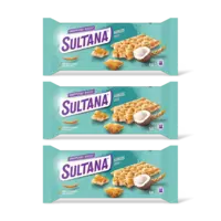 Sultana Knapperige biscuit kokos 3-pack