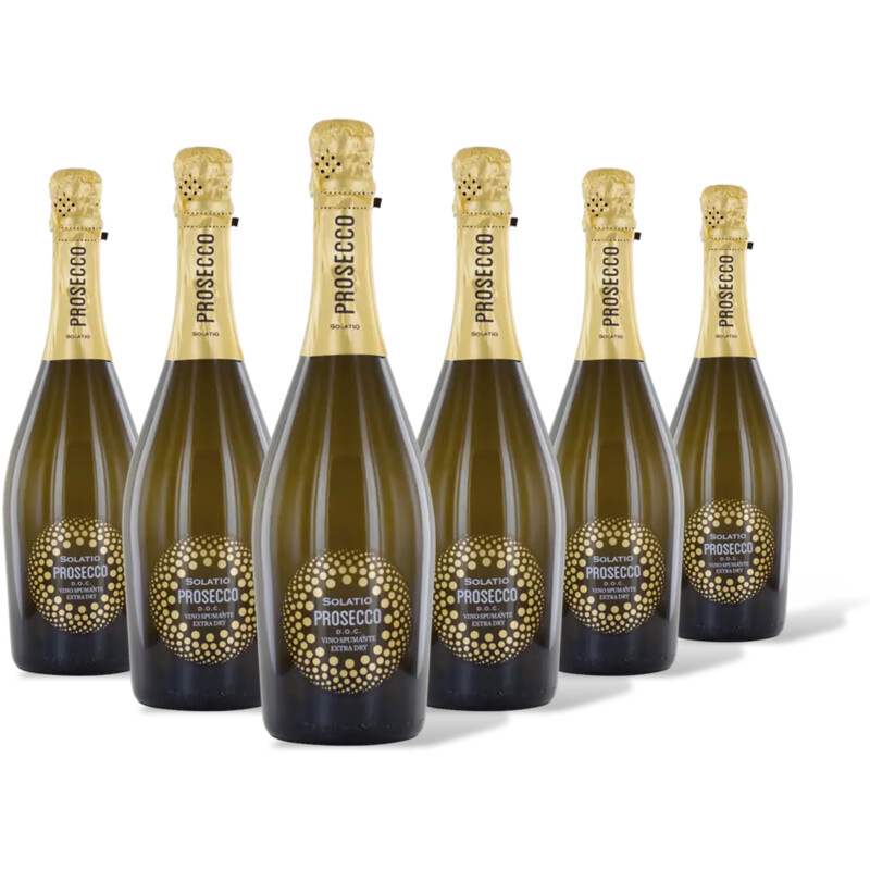 Solatio Prosecco spumante extra dry 6 flessen