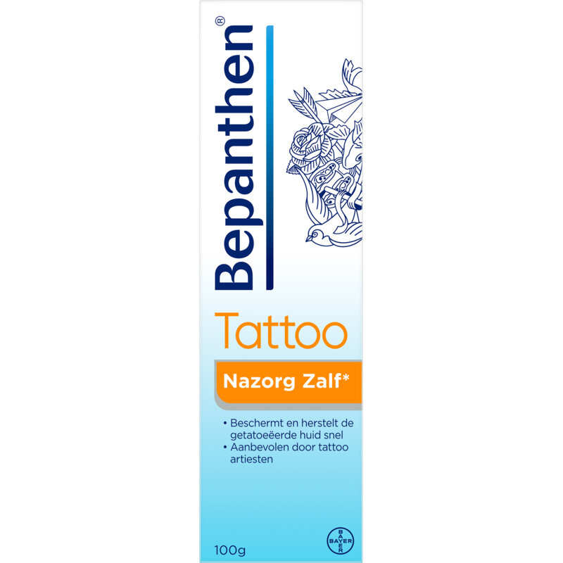 Een afbeelding van Bepanthen Tattoo nazorg zalf