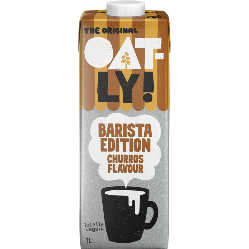 Oatly! Barista edition churros flavour