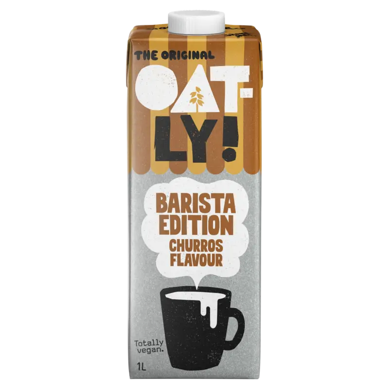 Oatly! Barista edition churros flavour