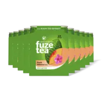 Fuze Tea Black ice tea peach hibiscus 40-pack