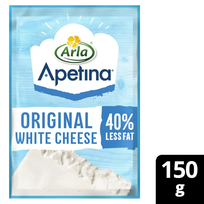 Apetina Witte kaas plak 40% minder vet