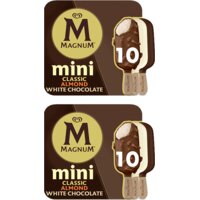Magnum Mini classic almond white 2-pack