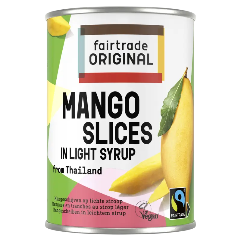 Fairtrade Original Mango schijven siroop
