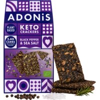Adonis Keto cackers black pepper & sea salt