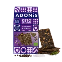 Adonis Keto cackers black pepper & sea salt