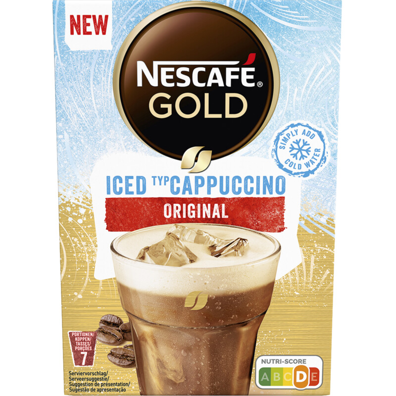 Een afbeelding van Nescafé Iced cappuccino oploskoffie