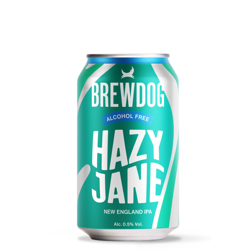 Een afbeelding van BrewDog Hazy jane alcohol free NEIPA