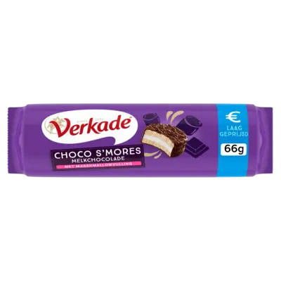 pdp-image-Verkade Choco s'mores melkchocolade marshmallow