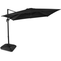 Een afbeelding van Vonroc Parasol pisogne combi zwart 300x300cm
