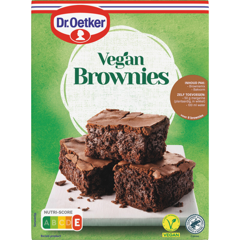 Een afbeelding van Dr. Oetker Vegan brownies choco