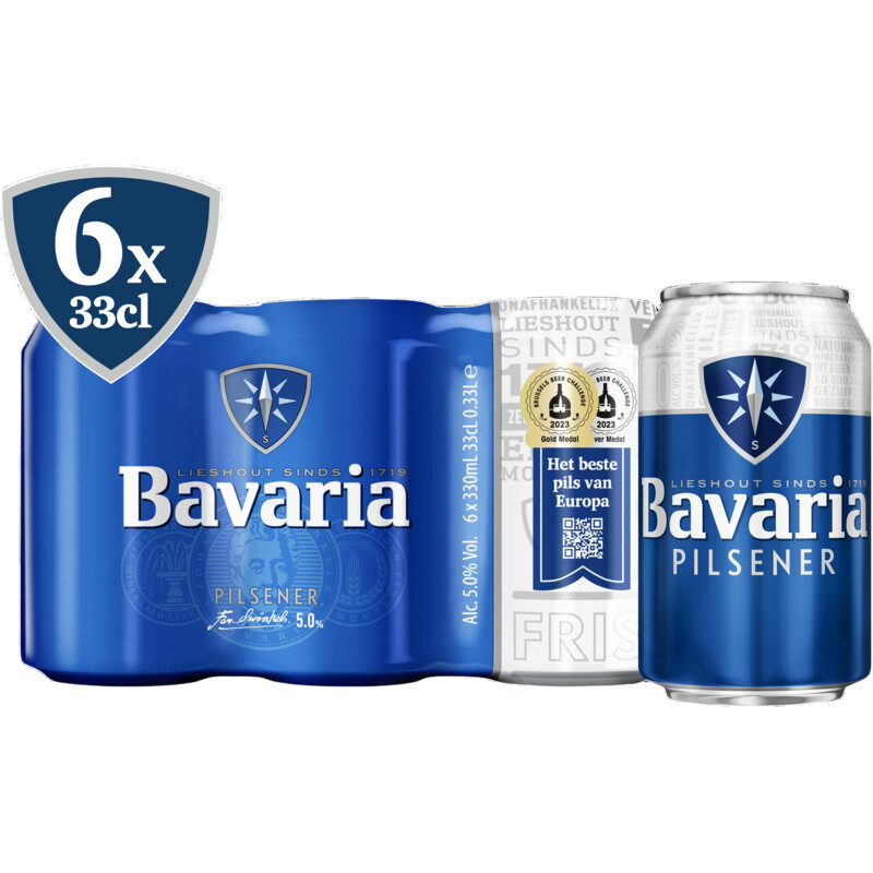 Een afbeelding van Bavaria Pilsener 6-pack