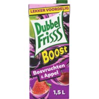 Een afbeelding van DubbelFrisss Boost bosvruchten & appel