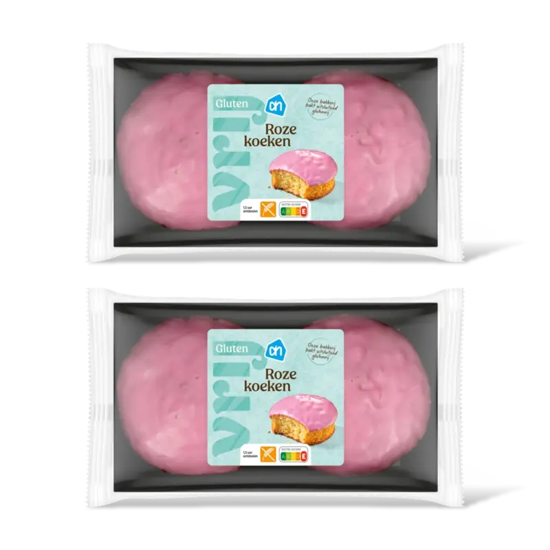 AH Glutenvrij Roze koeken 2-pack