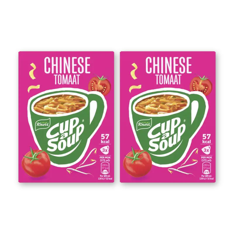Knorr Cup-a-soup Chinese tomaat 2-pack
