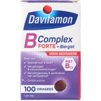 Een afbeelding van Davitamon B-complex forte + biergist dragees