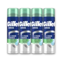 Gillette Series gevoelige huid scheergel 4-pack