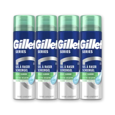 pdp-image-Gillette Series gevoelige huid scheergel 4-pack