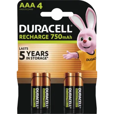 pdp-image-Duracell Rechargeable AAA-batterijen 750 mAh