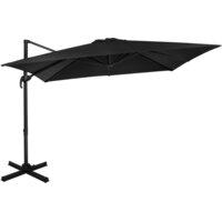 Een afbeelding van Vonroc Parasol pisogne zwart 300x300cm