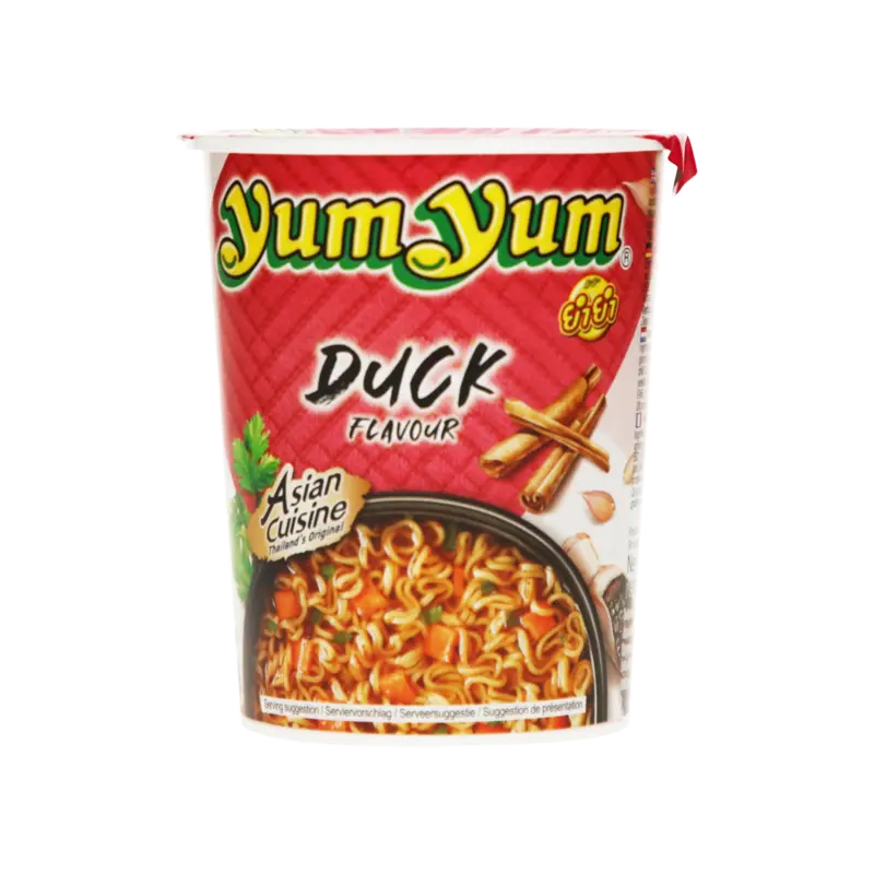 Yum Yum Duck flavour instant noodles