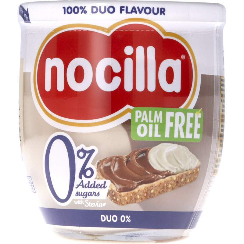 Een afbeelding van Nocilla Hazelnootpasta duo 0%