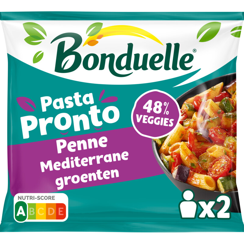 Een afbeelding van Bonduelle Pasta pronto penne mediterrane groenten