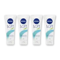 NIVEA Soft hydraterende creme 48u hydra 4pck