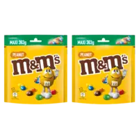 M&M'S Pinda chocolade maxi 2-pack