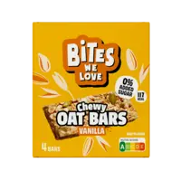 BitesWeLove Chewy oat bars vanille