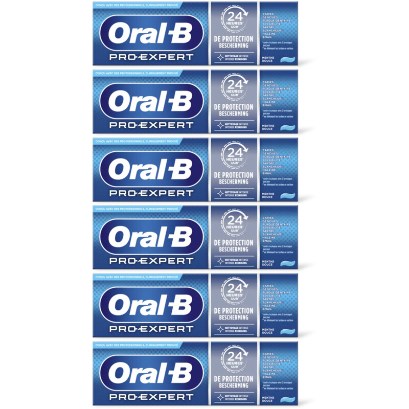 Oral-B Pro-expert inten reiniging tandpasta 6pk