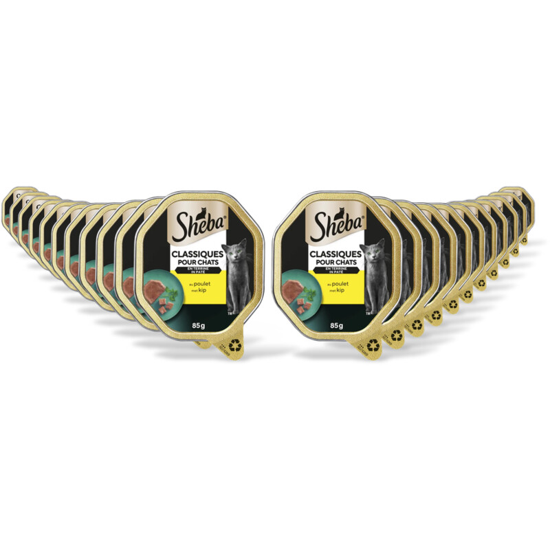Sheba Classics pat met kip 22-pack