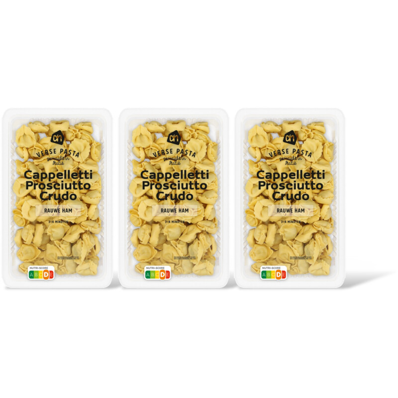 AH Cappelletti prosciutto crudo 3-pack