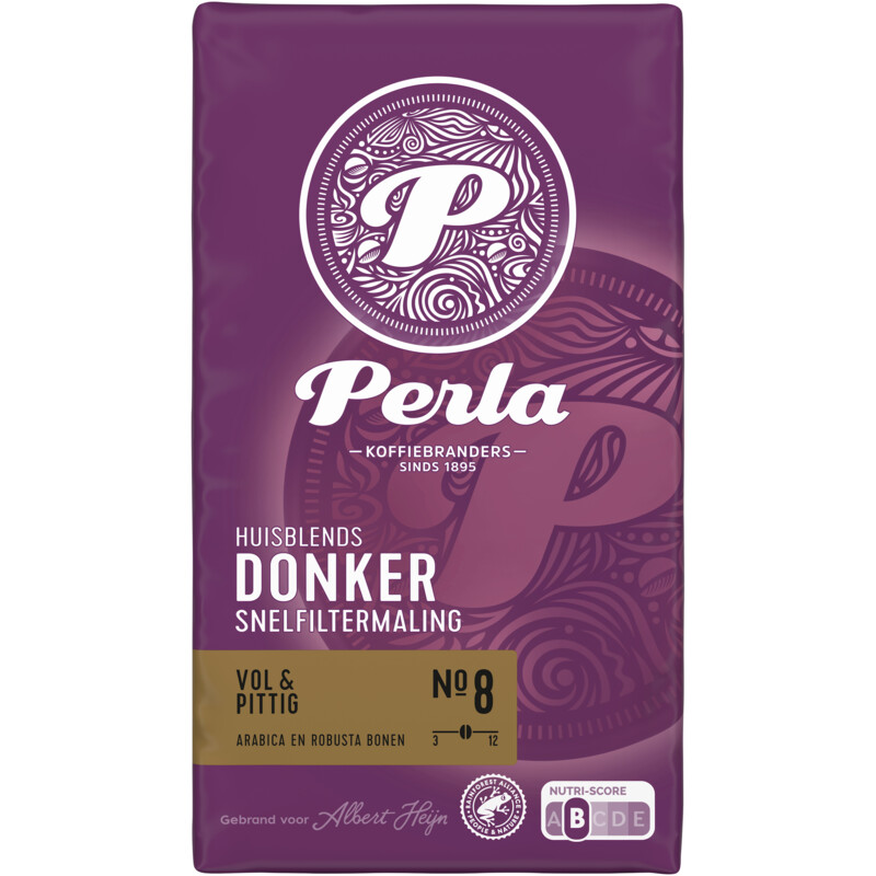 Een afbeelding van Perla Huisblends Donker snelfiltermaling