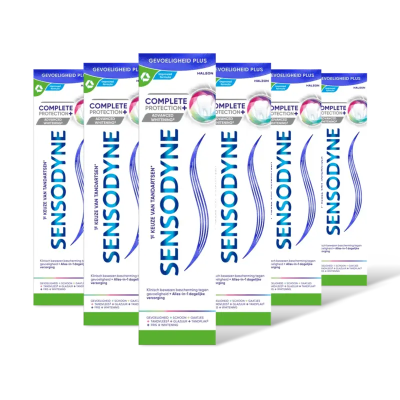 Sensodyne Complete protect advanced whitening 6pck