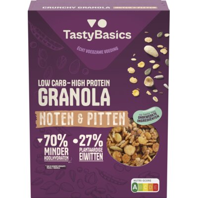 pdp-image-TastyBasics Low carb-high protein granola noten