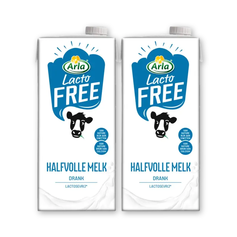Lactofree halfvolle melk 2-pack
