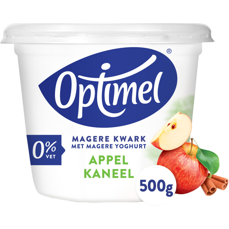 Een afbeelding van Optimel Magere kwark appel kaneel