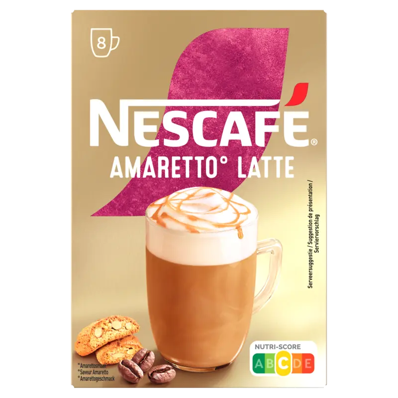 Nescafé Amaretto latte oploskoffie