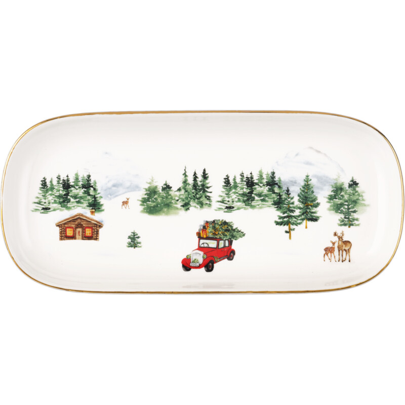 Een afbeelding van AH Excellent Bord vintage 24,5cm