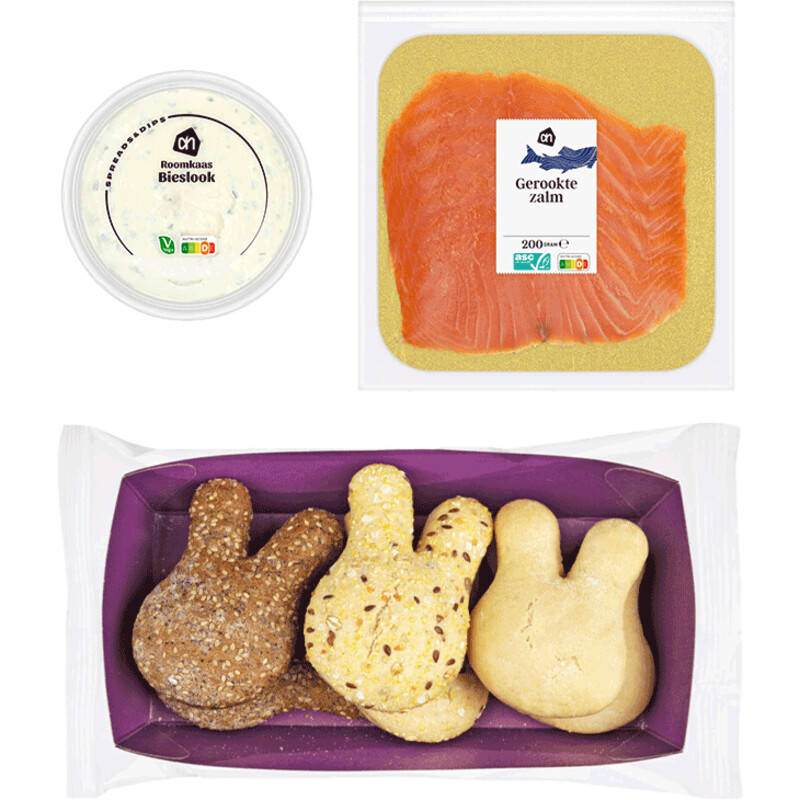 Een afbeelding van AH Excellent Paashaasbroodjes Pakket