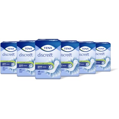 pdp-image-Tena Discreet maxi maandverband 6-pack