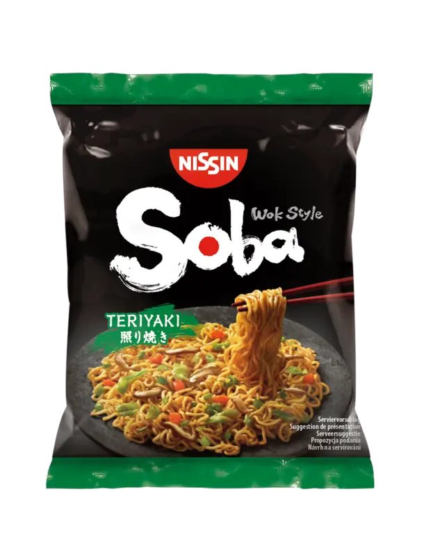 Nissin Soba teriyaki noodles