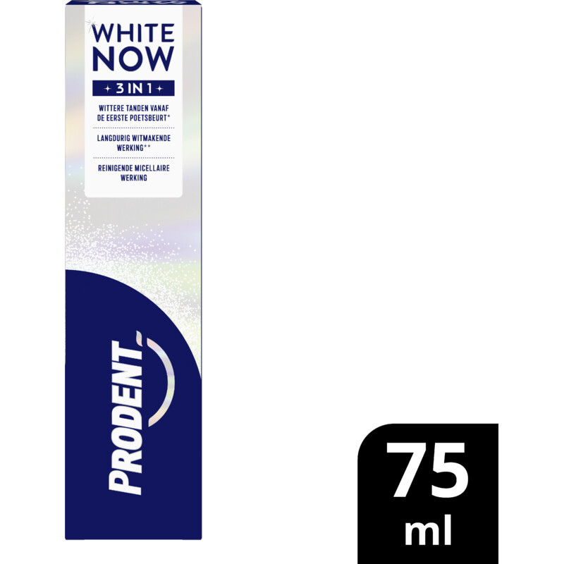 Prodent Tandpasta white now 3-in-1