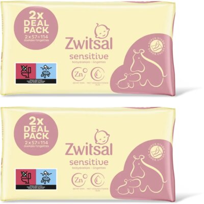 pdp-image-Zwitsal Sensitive billendoekjes 4-pack