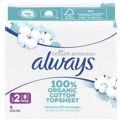 pdp-image-Always Organic cotton long maandverband