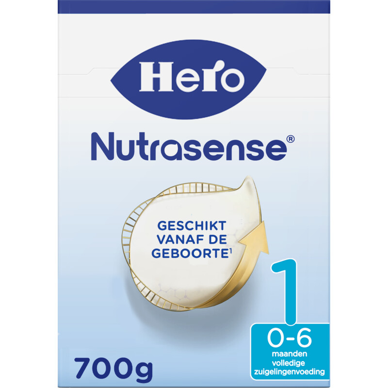 Een afbeelding van Hero Nutrasense 1 volledige zuigelingenvoeding 0-6m