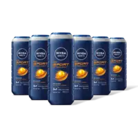 NIVEA Men sport douchegel 6-pack