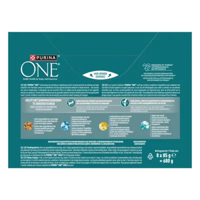pdp-image-Purina ONE Adult reepjes in saus kip en rund